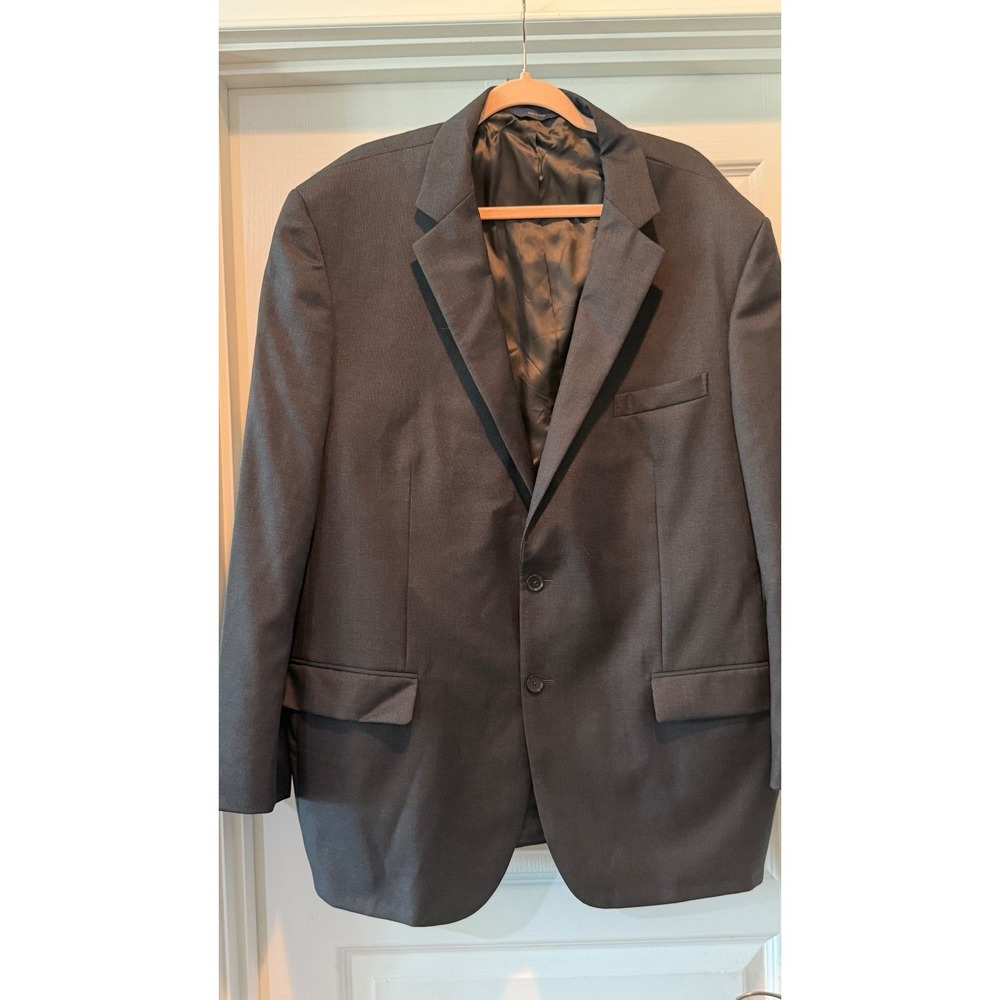 Brooks Brothers Vitale Barberis Canonico Madison Fit Wool Blazer Mens 52R Gray